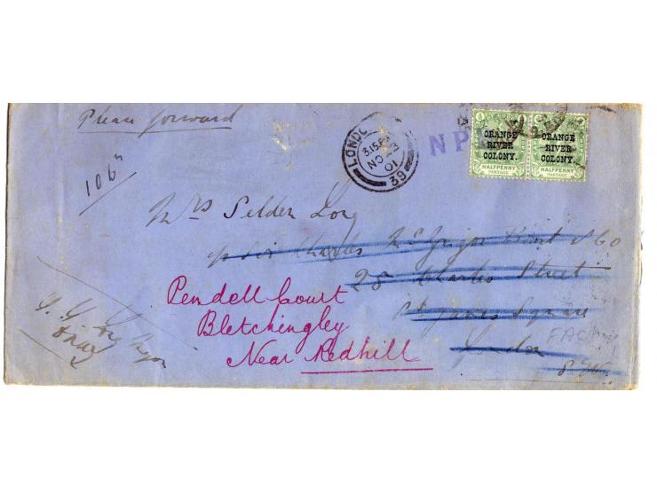 1850/1905 (ca.), fast 150 Briefe, Karten und Ganzsachen (wenige Vorderseiten), praktisch nur besseres Material mit vielen Ein