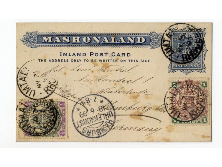 1850/1905 (ca.), fast 150 Briefe, Karten und Ganzsachen (wenige Vorderseiten), praktisch nur besseres Material mit vielen Ein
