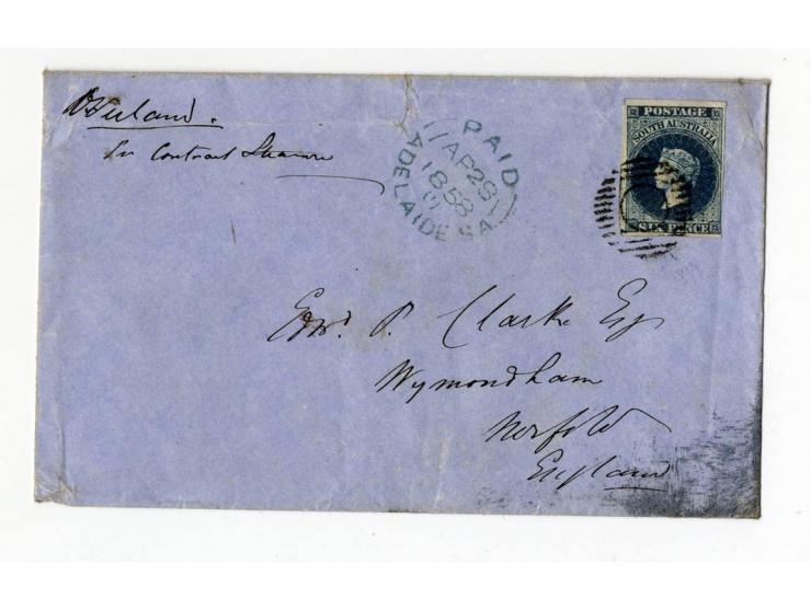 1850/1905 (ca.), fast 150 Briefe, Karten und Ganzsachen (wenige Vorderseiten), praktisch nur besseres Material mit vielen Ein