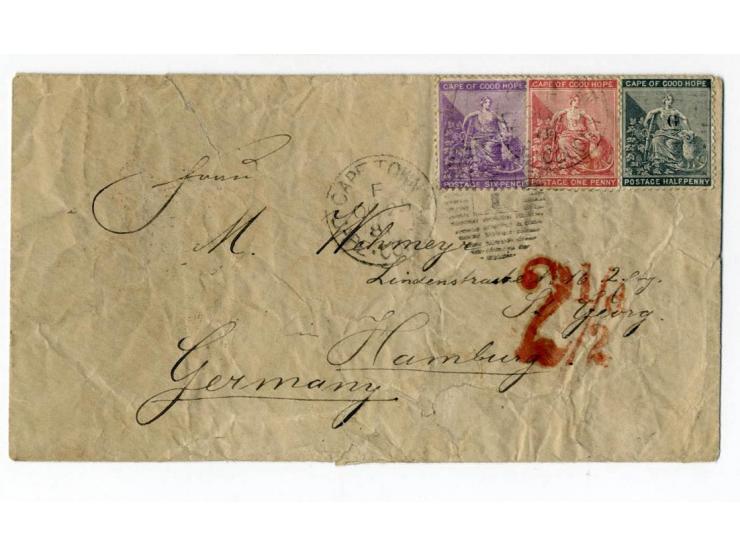 1850/1905 (ca.), fast 150 Briefe, Karten und Ganzsachen (wenige Vorderseiten), praktisch nur besseres Material mit vielen Ein