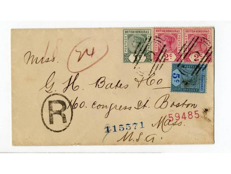 1850/1905 (ca.), fast 150 Briefe, Karten und Ganzsachen (wenige Vorderseiten), praktisch nur besseres Material mit vielen Ein