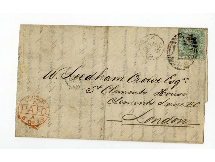 1850/1905 (ca.), fast 150 Briefe, Karten und Ganzsachen (wenige Vorderseiten), praktisch nur besseres Material mit vielen Ein