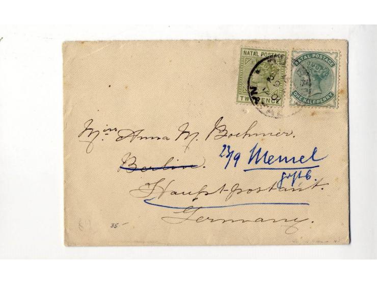 1850/1905 (ca.), fast 150 Briefe, Karten und Ganzsachen (wenige Vorderseiten), praktisch nur besseres Material mit vielen Ein