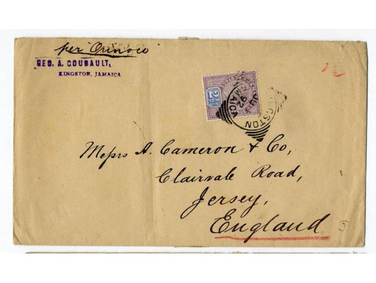 1850/1905 (ca.), fast 150 Briefe, Karten und Ganzsachen (wenige Vorderseiten), praktisch nur besseres Material mit vielen Ein
