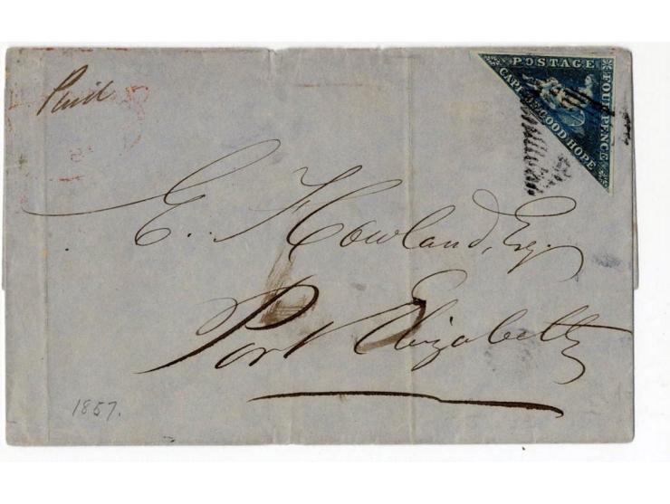 1850/1905 (ca.), fast 150 Briefe, Karten und Ganzsachen (wenige Vorderseiten), praktisch nur besseres Material mit vielen Ein