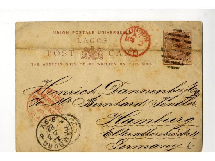 1850/1905 (ca.), fast 150 Briefe, Karten und Ganzsachen (wenige Vorderseiten), praktisch nur besseres Material mit vielen Ein