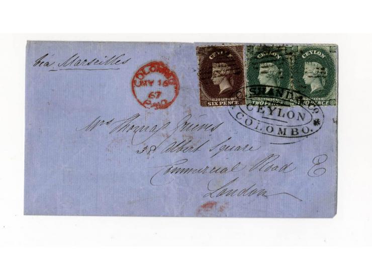1850/1905 (ca.), fast 150 Briefe, Karten und Ganzsachen (wenige Vorderseiten), praktisch nur besseres Material mit vielen Ein