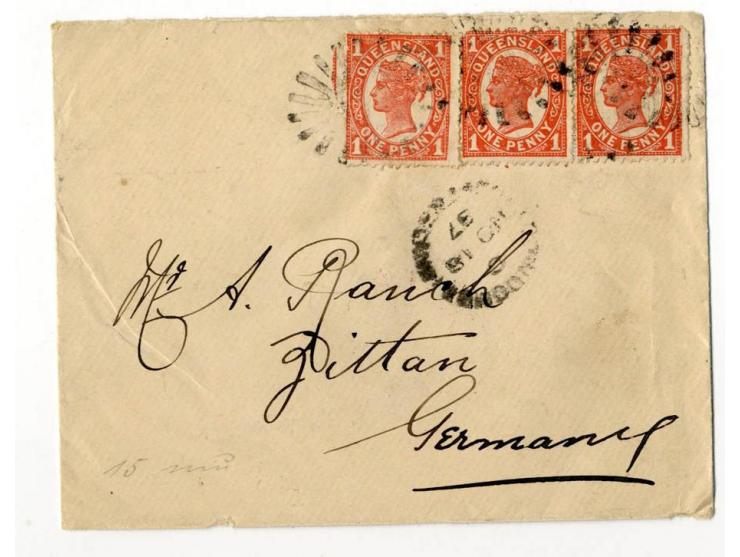 1850/1905 (ca.), fast 150 Briefe, Karten und Ganzsachen (wenige Vorderseiten), praktisch nur besseres Material mit vielen Ein