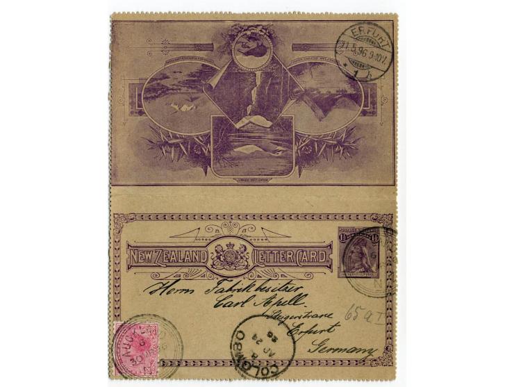 1850/1905 (ca.), fast 150 Briefe, Karten und Ganzsachen (wenige Vorderseiten), praktisch nur besseres Material mit vielen Ein