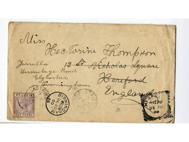 1850/1905 (ca.), fast 150 Briefe, Karten und Ganzsachen (wenige Vorderseiten), praktisch nur besseres Material mit vielen Ein