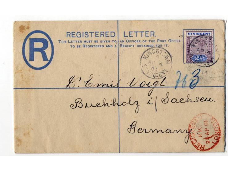 1850/1905 (ca.), fast 150 Briefe, Karten und Ganzsachen (wenige Vorderseiten), praktisch nur besseres Material mit vielen Ein