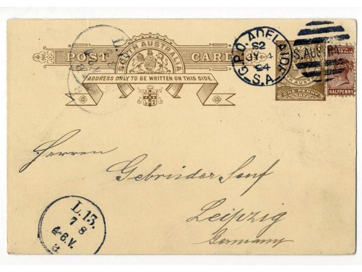 1850/1905 (ca.), fast 150 Briefe, Karten und Ganzsachen (wenige Vorderseiten), praktisch nur besseres Material mit vielen Ein