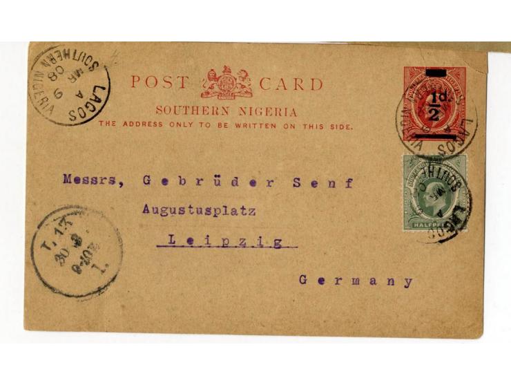 1850/1905 (ca.), fast 150 Briefe, Karten und Ganzsachen (wenige Vorderseiten), praktisch nur besseres Material mit vielen Ein