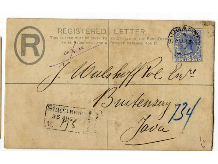 1850/1905 (ca.), fast 150 Briefe, Karten und Ganzsachen (wenige Vorderseiten), praktisch nur besseres Material mit vielen Ein