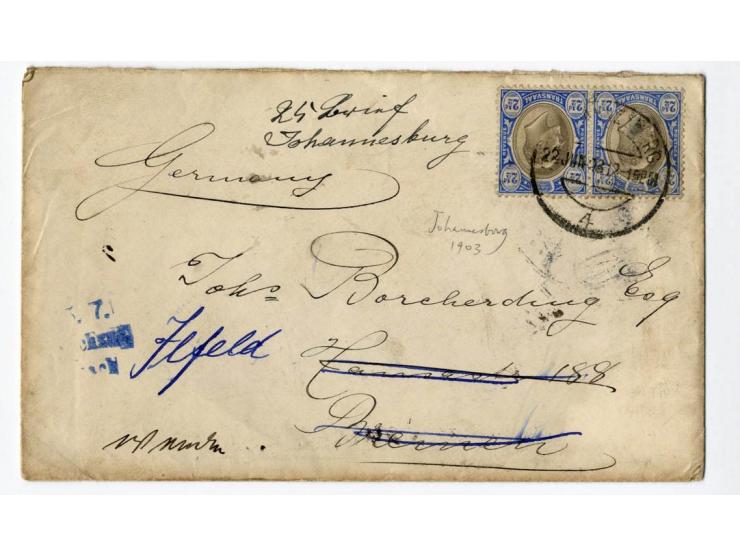 1850/1905 (ca.), fast 150 Briefe, Karten und Ganzsachen (wenige Vorderseiten), praktisch nur besseres Material mit vielen Ein