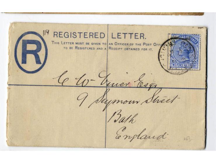 1850/1905 (ca.), fast 150 Briefe, Karten und Ganzsachen (wenige Vorderseiten), praktisch nur besseres Material mit vielen Ein
