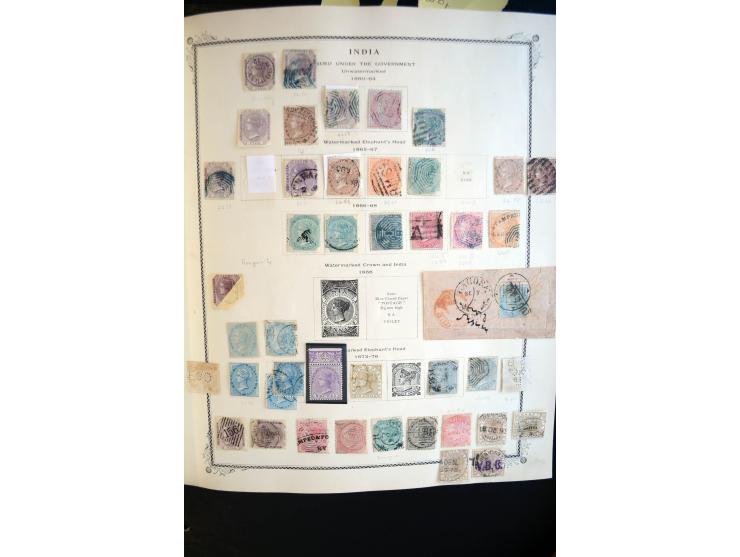1854/1965 (ca.), ungebrauchte und gestempelte Sammlung, dabei Indien gut besetzt mit Gandhi 10 R. ungebraucht und gestempelt,