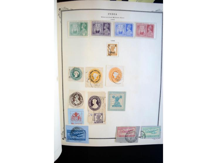 1854/1965 (ca.), ungebrauchte und gestempelte Sammlung, dabei Indien gut besetzt mit Gandhi 10 R. ungebraucht und gestempelt,