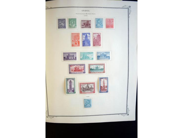 1854/1965 (ca.), ungebrauchte und gestempelte Sammlung, dabei Indien gut besetzt mit Gandhi 10 R. ungebraucht und gestempelt,
