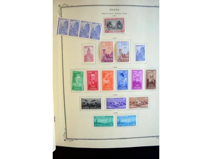 1854/1965 (ca.), ungebrauchte und gestempelte Sammlung, dabei Indien gut besetzt mit Gandhi 10 R. ungebraucht und gestempelt,