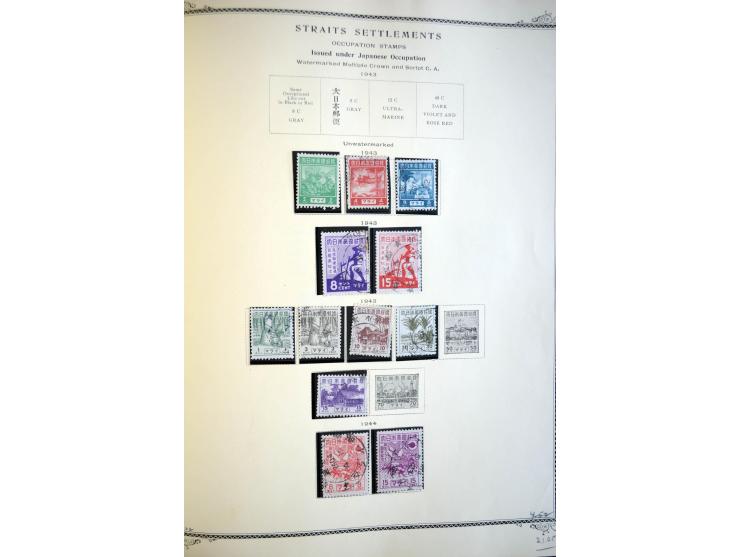 1854/1965 (ca.), ungebrauchte und gestempelte Sammlung, dabei Indien gut besetzt mit Gandhi 10 R. ungebraucht und gestempelt,