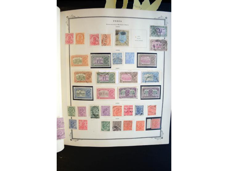 1854/1965 (ca.), ungebrauchte und gestempelte Sammlung, dabei Indien gut besetzt mit Gandhi 10 R. ungebraucht und gestempelt,