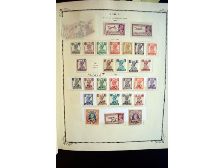 1854/1965 (ca.), ungebrauchte und gestempelte Sammlung, dabei Indien gut besetzt mit Gandhi 10 R. ungebraucht und gestempelt,