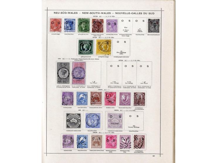 1850/1913 (ca.), ungebrauchte und gestempelte alte Sammlung mit vielen besseren Werten; einige fehlerhaft bzw. recht fest ein