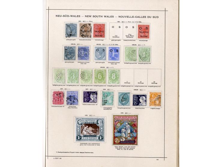 1850/1913 (ca.), ungebrauchte und gestempelte alte Sammlung mit vielen besseren Werten; einige fehlerhaft bzw. recht fest ein