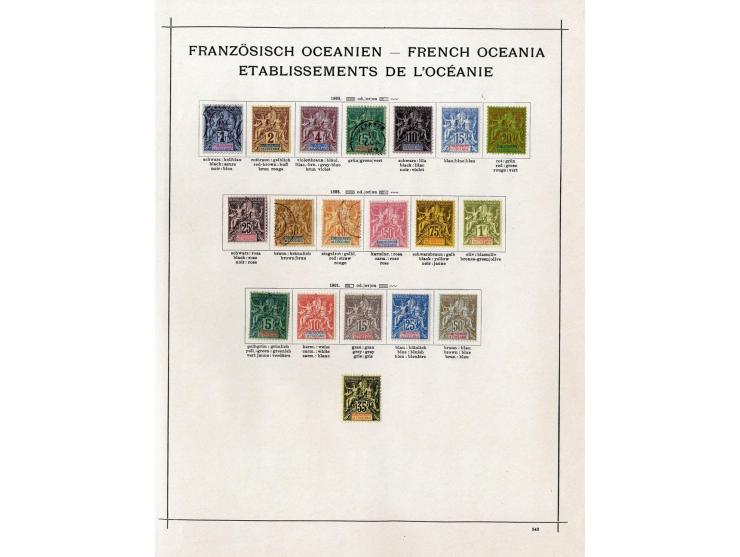 1850/1913 (ca.), ungebrauchte und gestempelte alte Sammlung mit vielen besseren Werten; einige fehlerhaft bzw. recht fest ein