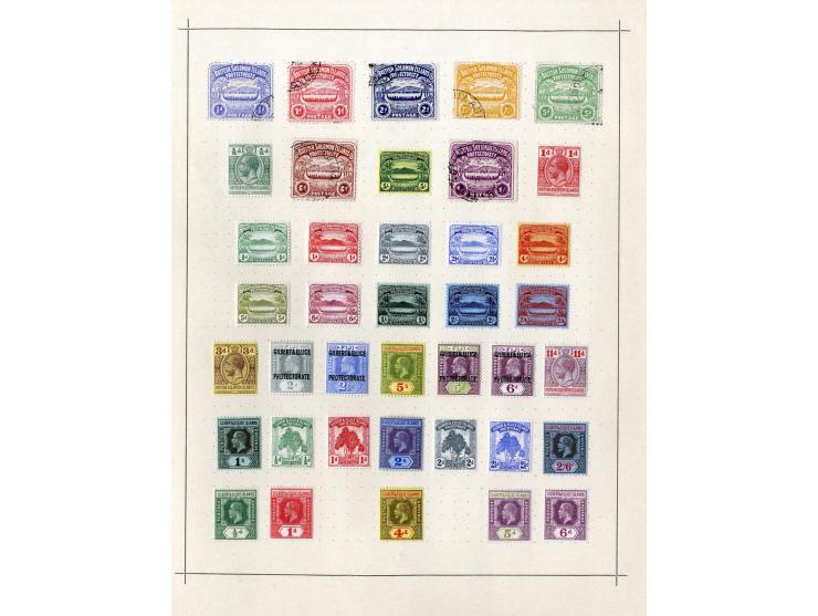 1850/1913 (ca.), ungebrauchte und gestempelte alte Sammlung mit vielen besseren Werten; einige fehlerhaft bzw. recht fest ein