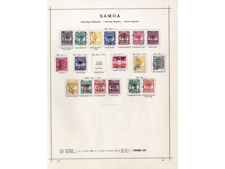 1850/1913 (ca.), ungebrauchte und gestempelte alte Sammlung mit vielen besseren Werten; einige fehlerhaft bzw. recht fest ein