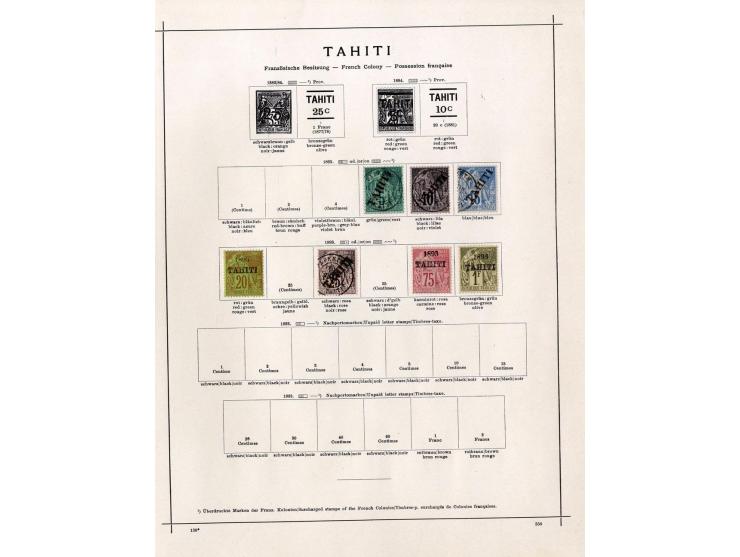 1850/1913 (ca.), ungebrauchte und gestempelte alte Sammlung mit vielen besseren Werten; einige fehlerhaft bzw. recht fest ein
