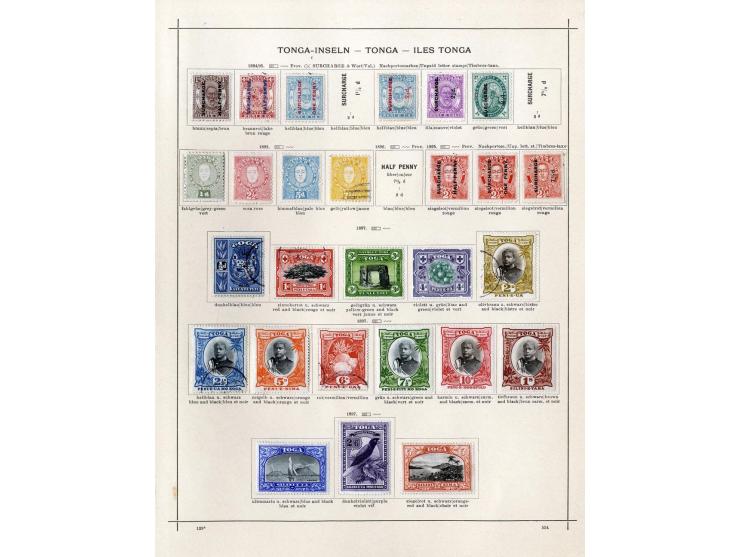 1850/1913 (ca.), ungebrauchte und gestempelte alte Sammlung mit vielen besseren Werten; einige fehlerhaft bzw. recht fest ein