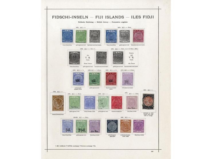 1850/1913 (ca.), ungebrauchte und gestempelte alte Sammlung mit vielen besseren Werten; einige fehlerhaft bzw. recht fest ein
