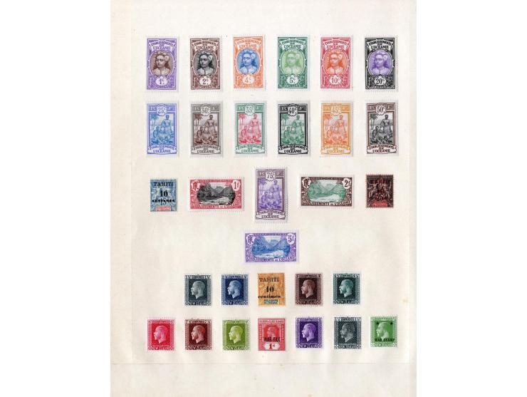 1850/1913 (ca.), ungebrauchte und gestempelte alte Sammlung mit vielen besseren Werten; einige fehlerhaft bzw. recht fest ein