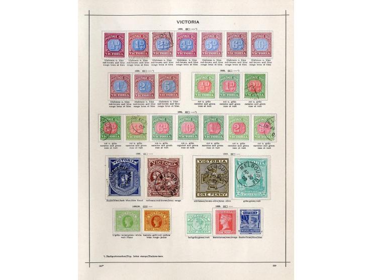 1850/1913 (ca.), ungebrauchte und gestempelte alte Sammlung mit vielen besseren Werten; einige fehlerhaft bzw. recht fest ein