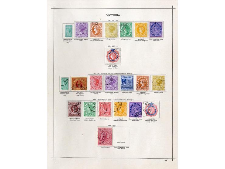 1850/1913 (ca.), ungebrauchte und gestempelte alte Sammlung mit vielen besseren Werten; einige fehlerhaft bzw. recht fest ein