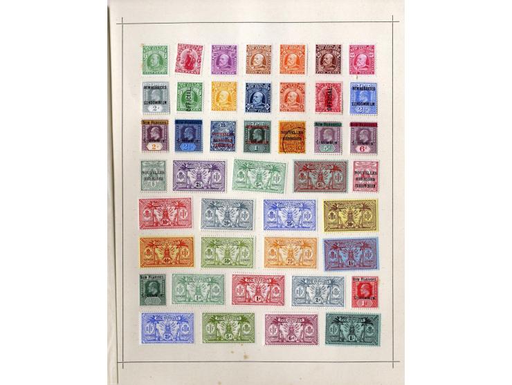 1850/1913 (ca.), ungebrauchte und gestempelte alte Sammlung mit vielen besseren Werten; einige fehlerhaft bzw. recht fest ein