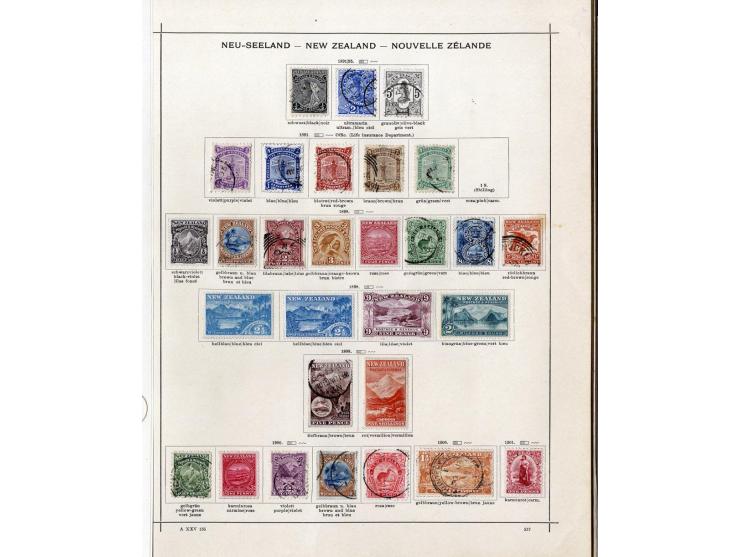 1850/1913 (ca.), ungebrauchte und gestempelte alte Sammlung mit vielen besseren Werten; einige fehlerhaft bzw. recht fest ein