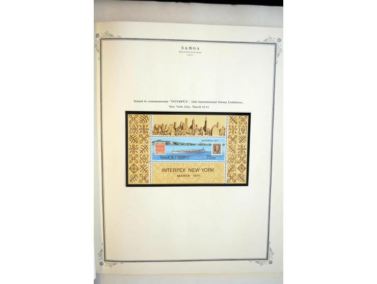 1854/1976, hochinteressanter Bestand von Lagerbüchern, Teilsammlung, viel Material in Tütchen und auf Loskarten, dabei gute T