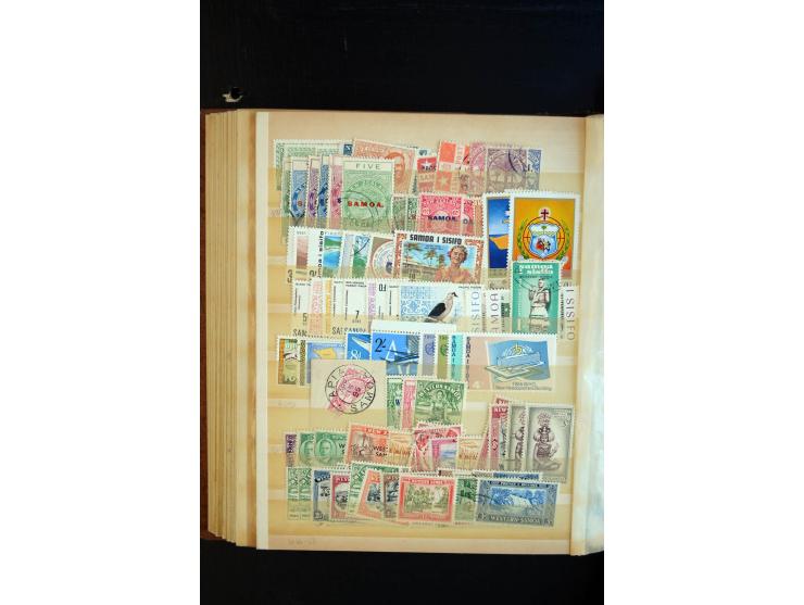 1854/1976, hochinteressanter Bestand von Lagerbüchern, Teilsammlung, viel Material in Tütchen und auf Loskarten, dabei gute T