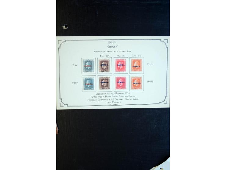 1854/1976, hochinteressanter Bestand von Lagerbüchern, Teilsammlung, viel Material in Tütchen und auf Loskarten, dabei gute T