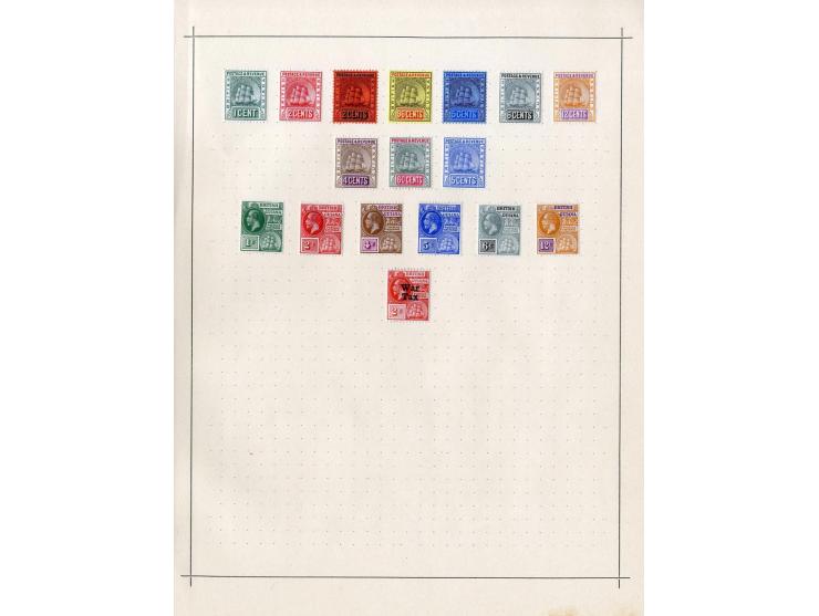 GUYANA UND HONDURAS: 1860/1913 (ca.), ungebrauchte und gestempelte Sammlung mit u.a. Honduras Mi. 49 und 63-65