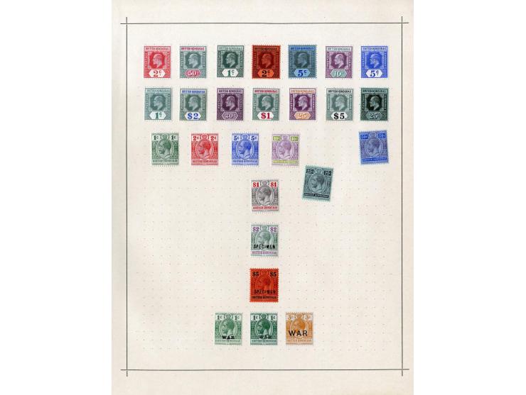 GUYANA UND HONDURAS: 1860/1913 (ca.), ungebrauchte und gestempelte Sammlung mit u.a. Honduras Mi. 49 und 63-65