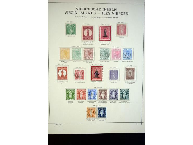 1869/1913 (ca.), ungebrauchte und gestempelte Sammlung mit vielen Shilling-Werten; einige fehlerhaft bzw. recht fest eingekle