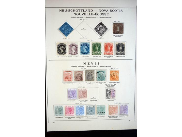 1869/1913 (ca.), ungebrauchte und gestempelte Sammlung mit vielen Shilling-Werten; einige fehlerhaft bzw. recht fest eingekle