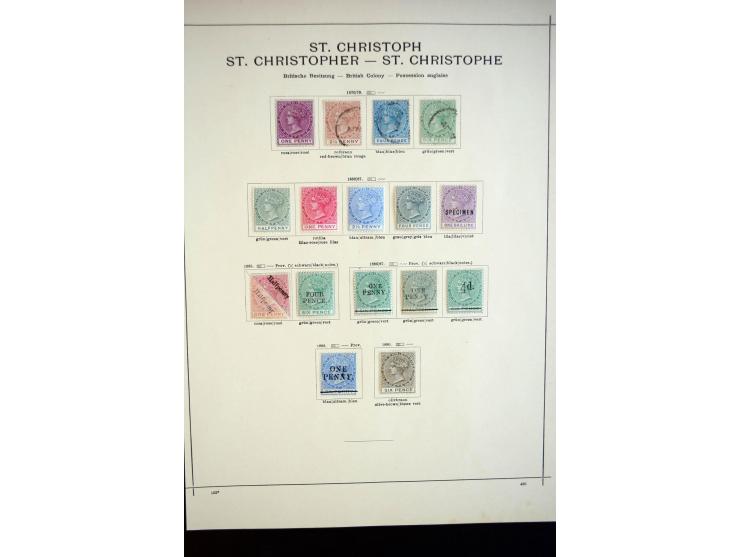1869/1913 (ca.), ungebrauchte und gestempelte Sammlung mit vielen Shilling-Werten; einige fehlerhaft bzw. recht fest eingekle