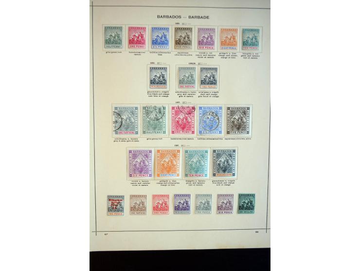 1869/1913 (ca.), ungebrauchte und gestempelte Sammlung mit vielen Shilling-Werten; einige fehlerhaft bzw. recht fest eingekle
