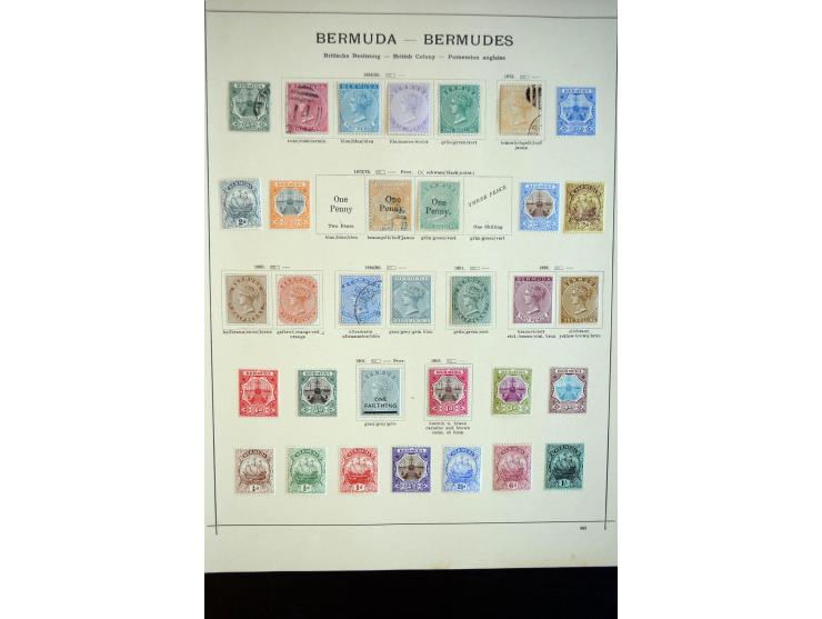 1869/1913 (ca.), ungebrauchte und gestempelte Sammlung mit vielen Shilling-Werten; einige fehlerhaft bzw. recht fest eingekle